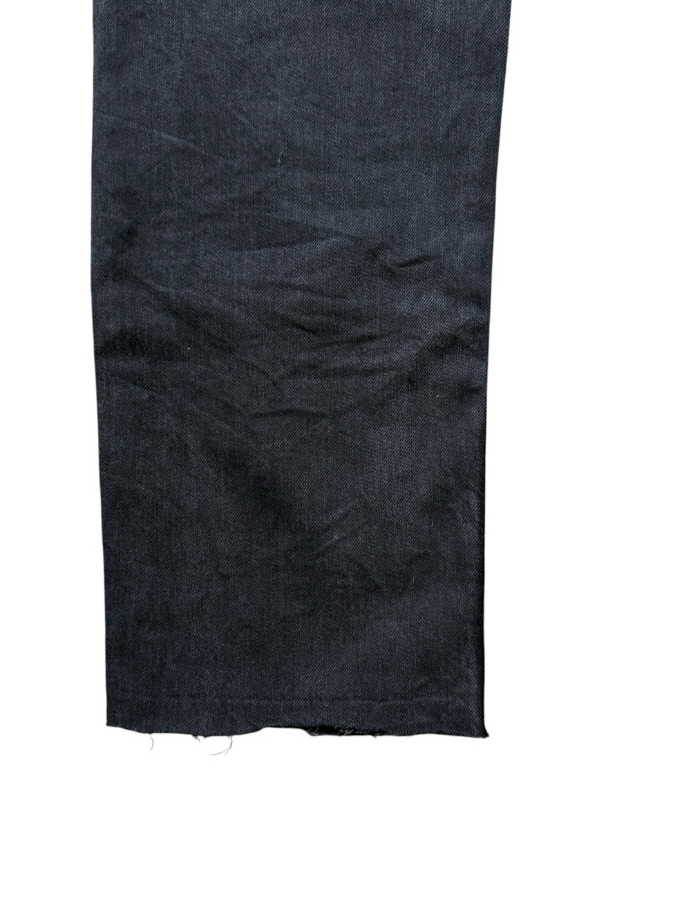 Free People We The Free Shelby Jeans 28 Black Flare Raw Hem Button Fly Denim Y2K - Picture 13 of 14